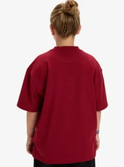 Quiksilver Mercury Double Up - T-Shirt à manches courtes pour Garçon 8-16 ans BIKINGRED Best