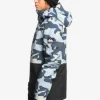 Quiksilver Mission - Veste de snow pour Garçons 4--16 ans PUZZLECAMOICEFLOW Hot