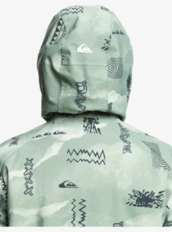 Quiksilver Mission - Veste de snow pour Garçons 4--16 ans SHADOWCHECKSDESERTSAGE Fashion