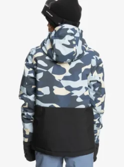 Quiksilver Mission - Veste de snow pour Garçons 4--16 ans PUZZLECAMOICEFLOW Hot