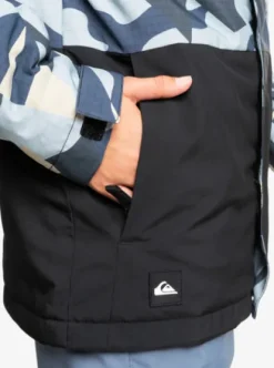 Quiksilver Mission - Veste de snow pour Garçons 4--16 ans PUZZLECAMOICEFLOW Hot