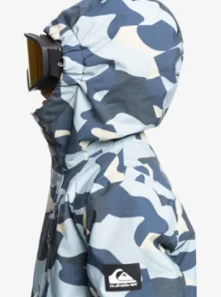 Quiksilver Mission - Veste de snow pour Garçons 4--16 ans PUZZLECAMOICEFLOW Hot