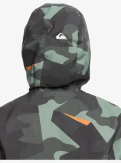 Quiksilver Mission - Veste de snow pour Garçons 4--16 ans PUZZLECAMOSEASPRAY Sale