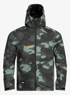 Quiksilver Mission - Veste de snow pour Garçons 4--16 ans PUZZLECAMOSEASPRAY Sale