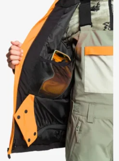 Quiksilver Mission - Veste de snow technique pour Garçon 8-16 ans ORANGEPEPPER Best