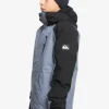 Quiksilver Mission Block - Veste de snow technique pour Garçon 4-16 FLINTSTONE Outlet