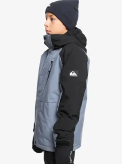 Quiksilver Mission Block - Veste de snow technique pour Garçon 4-16 FLINTSTONE Outlet