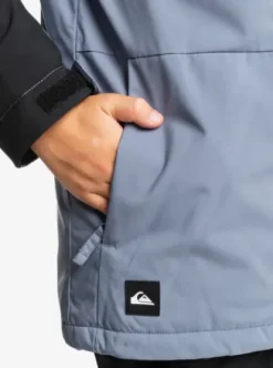 Quiksilver Mission Block - Veste de snow technique pour Garçon 4-16 FLINTSTONE Outlet