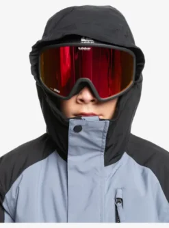 Quiksilver Mission Block - Veste de snow technique pour Garçon 4-16 FLINTSTONE Outlet