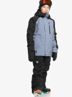 Quiksilver Mission Block - Veste de snow technique pour Garçon 4-16 FLINTSTONE Outlet