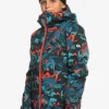 Quiksilver Mission Printed - Veste de snow technique pour Garçon BUILDINGMOUTAINSGRENADINE Best