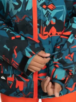 Quiksilver Mission Printed - Veste de snow technique pour Garçon BUILDINGMOUTAINSGRENADINE Best