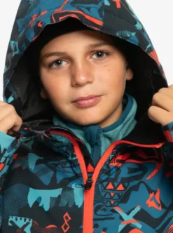 Quiksilver Mission Printed - Veste de snow technique pour Garçon BUILDINGMOUTAINSGRENADINE Best