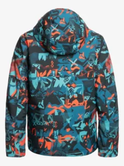 Quiksilver Mission Printed - Veste de snow technique pour Garçon BUILDINGMOUTAINSGRENADINE Best
