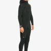 Quiksilver 4/3mm Everyday Sessions - Combinaison de surf à capuche avec zip poitrine pour Garçon 4-16 BLACK Hot