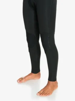 Quiksilver 4/3mm Everyday Sessions - Combinaison de surf à capuche avec zip poitrine pour Garçon 4-16 BLACK Hot