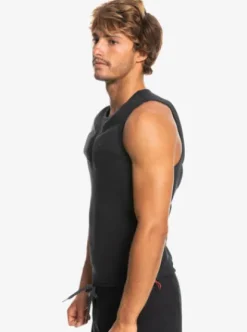 Quiksilver 1mm Highline Pro - Veste néoprène Impact BLACK Sale