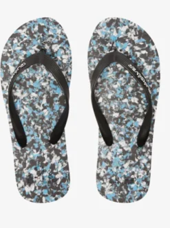 Quiksilver Molokai Recycled - Tongs pour Homme BLACK/BLUE/BLUE Outlet