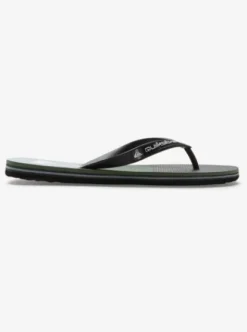 Quiksilver Molokai Stripe - Tongs de plage pour Homme BLACK/GREY/GREEN Online