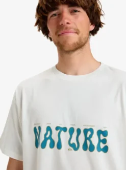 Quiksilver Nature - T-shirt manches courtes sérigraphié pour homme SNOWWHITE Online