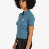 Quiksilver Nightcall Polo - Polo à manches courtes pour Femme REALTEAL Hot