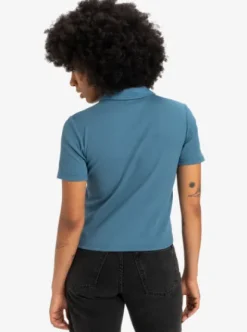 Quiksilver Nightcall Polo - Polo à manches courtes pour Femme REALTEAL Hot