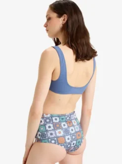 Quiksilver Oman - Bas de bikini couvrance classique pour Femme ORCHIDPETALTILEBLOOMMINI Hot