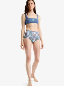 Quiksilver Oman - Bas de bikini couvrance classique pour Femme ORCHIDPETALTILEBLOOMMINI Hot