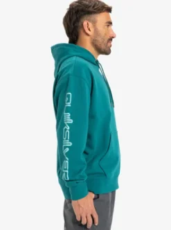 Quiksilver Omni Logo - Sweat à capuche pour Homme TEALGREEN Online