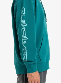 Quiksilver Omni Logo - Sweat à capuche pour Homme TEALGREEN Online
