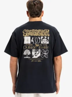 Quiksilver Outside Inside - T-shirt à manches courtes pour Homme BLACK Online