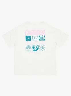 Quiksilver Outside Inside - T-shirt à manches courtes pour Homme SNOWWHITE Discount