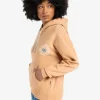 Quiksilver Oversized - Sweat à capuche pour Femme PRALINE Sale