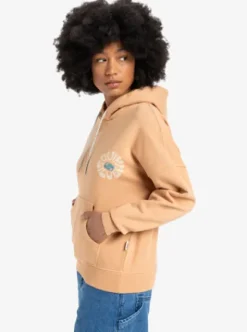 Quiksilver Oversized - Sweat à capuche pour Femme PRALINE Sale