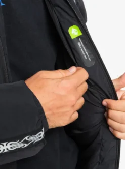 Quiksilver Puff The Dragon - Veste de snow pour Homme TRUEBLACK Outlet