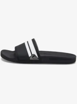Quiksilver Rivi Slide - Claquettes pour Homme BLACK/BLACK/WHITE Best