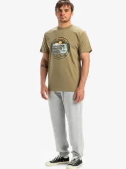 Quiksilver Salt Water - Bas de survêtement à taille élastique pour Homme LIGHTGREYHEATHER Hot