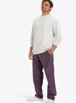 Quiksilver Salt Water - Sweat à col rond pour Homme WHITEMARBLEHEATHER Outlet