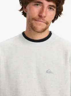 Quiksilver Salt Water - Sweat pour Homme LIGHTGREYHEATHER Sale