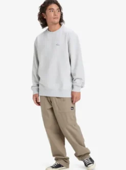 Quiksilver Salt Water - Sweat pour Homme LIGHTGREYHEATHER Sale