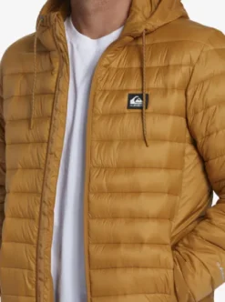Quiksilver Scaly - Veste à capuche isolante pour Homme BONEBROWN Outlet