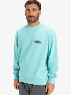 Quiksilver Spin Cycle - Sweat à col rond pour Homme AQUASKY Fashion