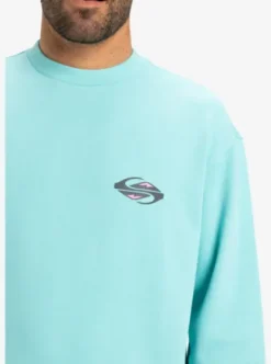 Quiksilver Spin Cycle - Sweat à col rond pour Homme AQUASKY Fashion