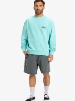 Quiksilver Spin Cycle - Sweat à col rond pour Homme AQUASKY Fashion