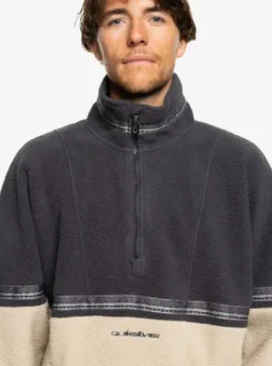 Quiksilver Take Us Back - Polaire à demi-zip pour Homme PLAZATAUPE New