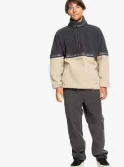 Quiksilver Take Us Back - Polaire à demi-zip pour Homme PLAZATAUPE New