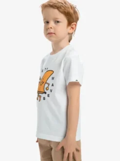 Quiksilver Tasty Waves - T-shirt à manches courtes pour Garçons 2-7 ans WHITE Hot
