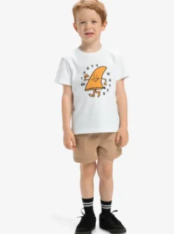 Quiksilver Tasty Waves - T-shirt à manches courtes pour Garçons 2-7 ans WHITE Hot