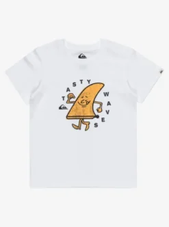Quiksilver Tasty Waves - T-shirt à manches courtes pour Garçons 2-7 ans WHITE Hot
