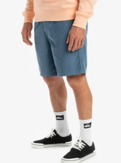 Quiksilver Taxer 18" - Walkshort en velours côtelé pour Homme CORONETBLUE Hot